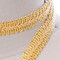 2 Yards 5/8 Inch Iridescent Yellow Gold French Upholstery Gimp Trim for Victorian Decor
